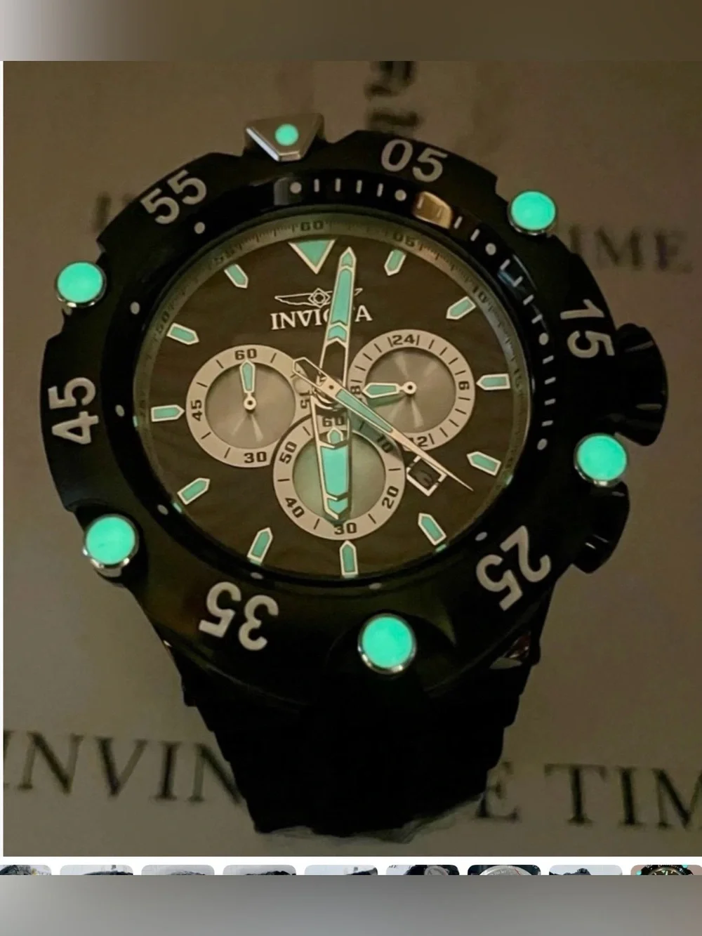 Invicta Black and Yellow Tag Accessory 54mm (48547)